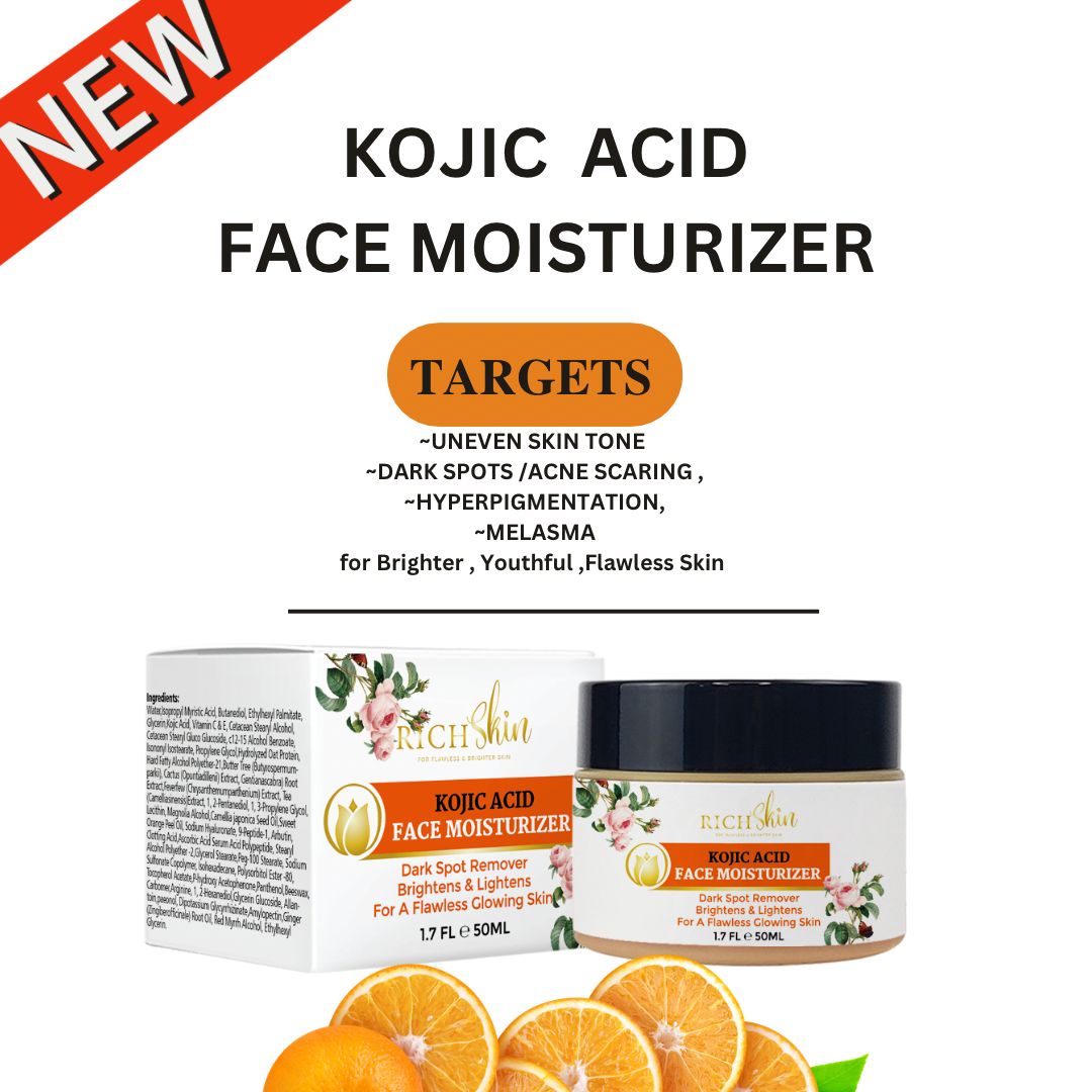 Kojic Acid Radiance Face Cream for Pigmentation Removal.