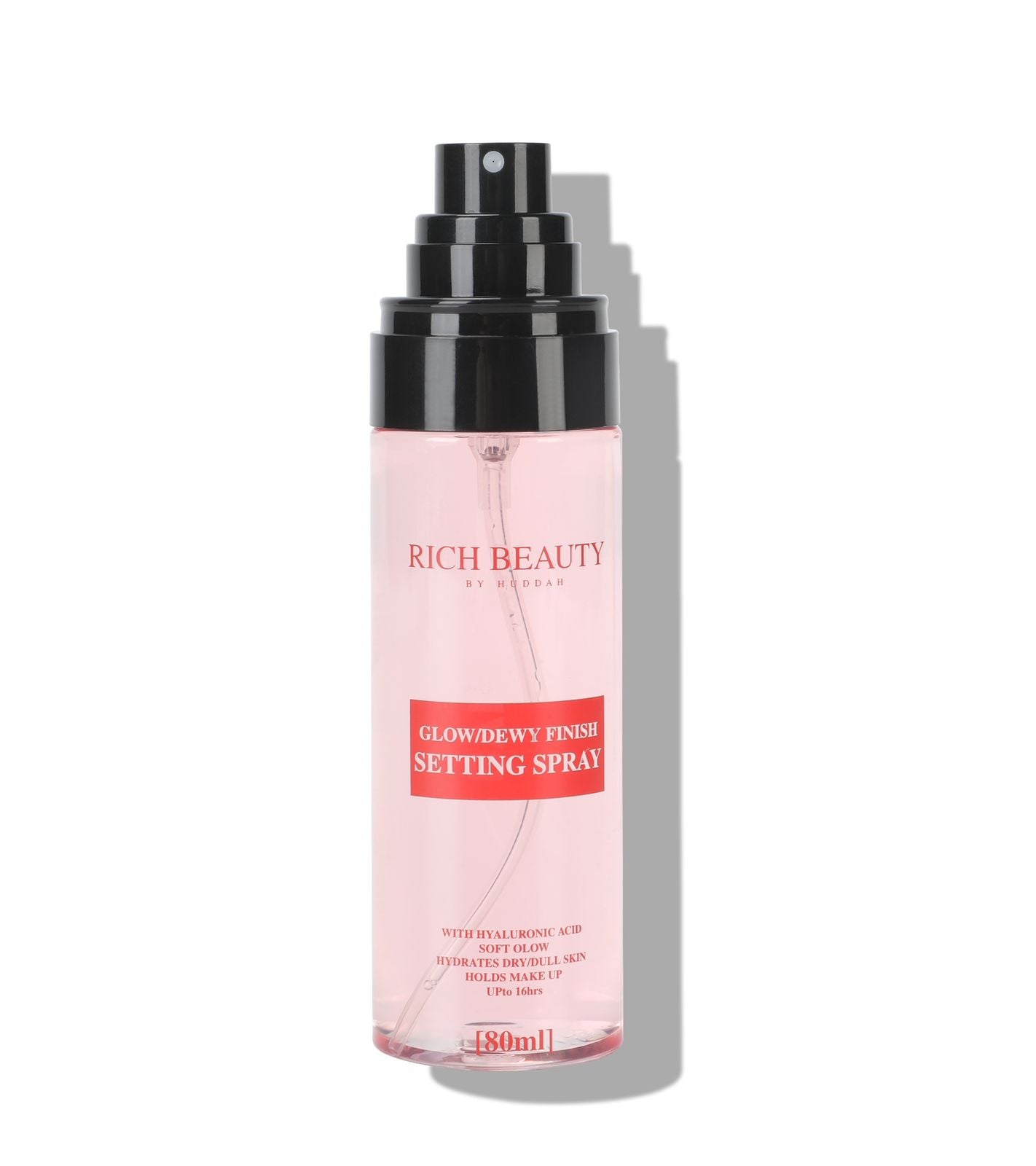 GLOWY FINISH | SETTING SPRAY with hyaluronic acid.  Non-sticky . Hydrates , illuminates. Holds make up for 16+ hours