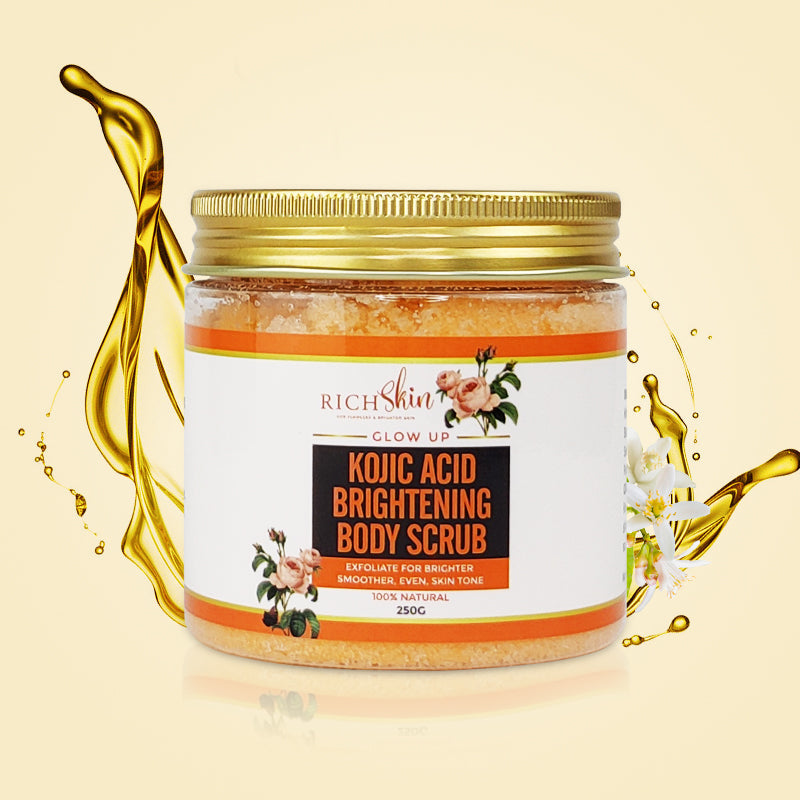 KOJIC ACID BRIGHTENING BODY SCRUB  250G