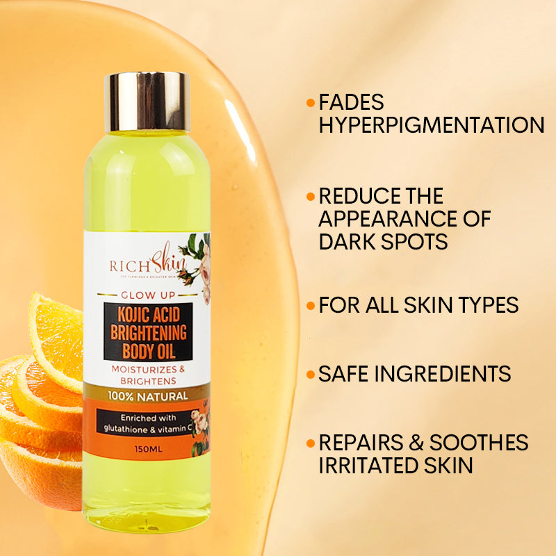 KOJIC ACID GLOW UP BODY OIL   150 ML