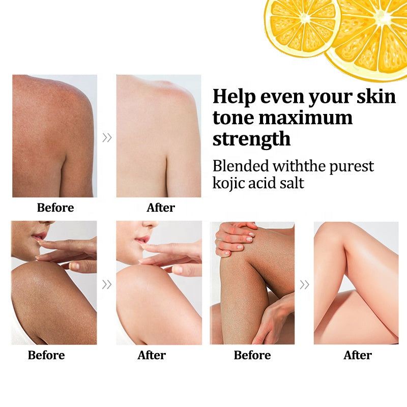 KOJIC ACID BRIGHTENING BODY SCRUB  250G