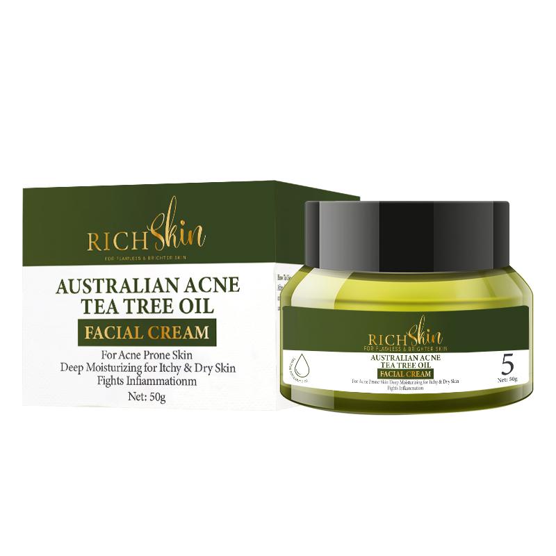 5. AUSTRALIAN TEA-TREE OIL, ACNE FACIAL CREAM
