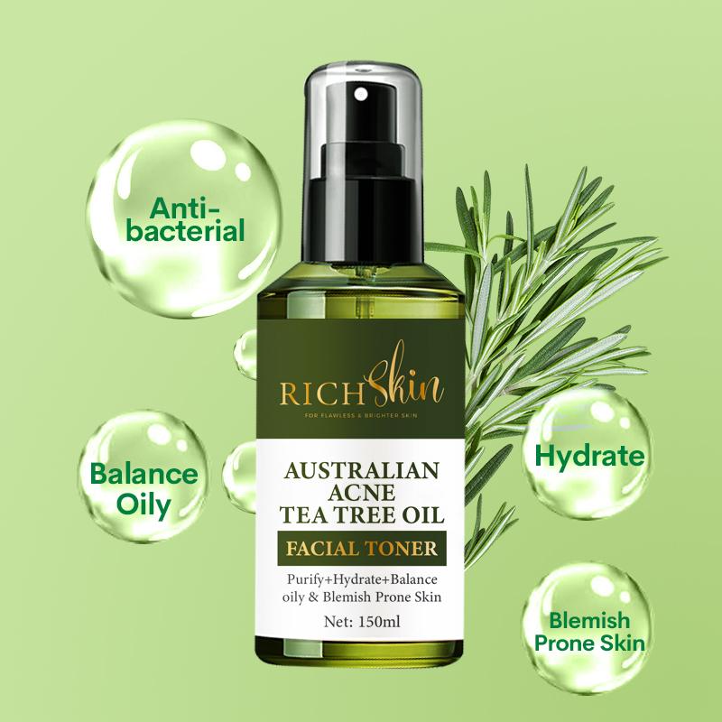 2. AUSTRALIAN TEA-TREE OIL, ACNE FACIAL TONER