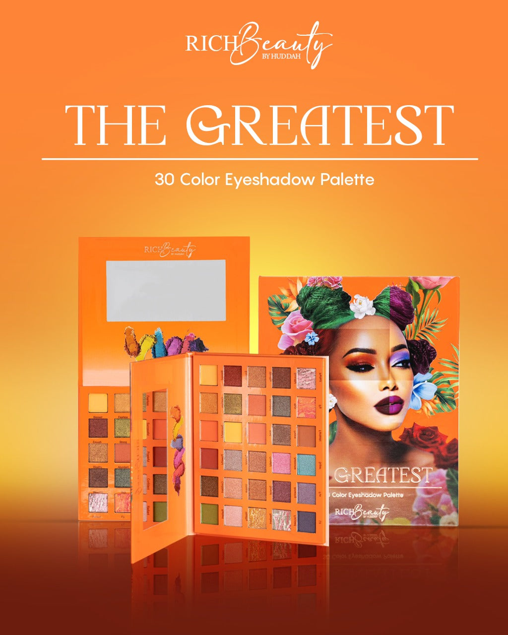 THE GREATEST! 30 COLOUR EYESHADOW PALETTE